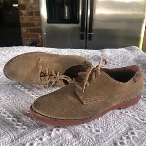 VTG 90s G.H. Bass & Co Brown‎ Suede Lace‑Up Oxfords Women’s 7 Preppy Classic USA